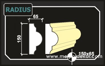 radius <a href="https://www.soveistanbul.mfyajans.com/blog/291-sove-nedir.html" title="Söve Nedir, Söve Ne Demek" alt="Söve Nedir, Pencere ve Kapı Sövesi Nedir"><strong><u>Söve</u></strong></a> 15cm x 6,5cm